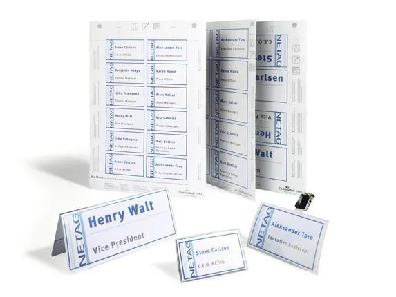 DURABLE Namensetiketten 54 x 90 mm mm, 20 Blatt