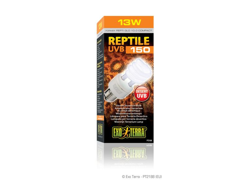 Exo Terra Terrarienlampe Reptile UVB150 E27, 13W, 15.4 cm