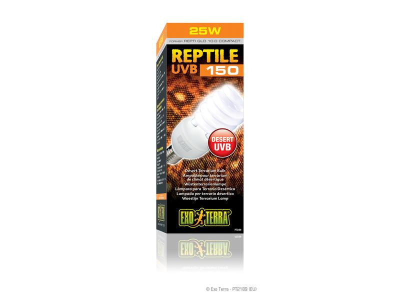 Exo Terra Terrarienlampe Reptile UVB150 E27, 25W, 19.3 cm