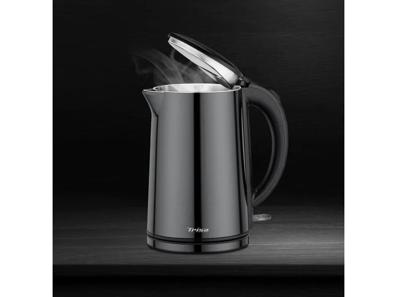 Trisa Wasserkocher Comfort Touch, 1.5 l, Schwarz