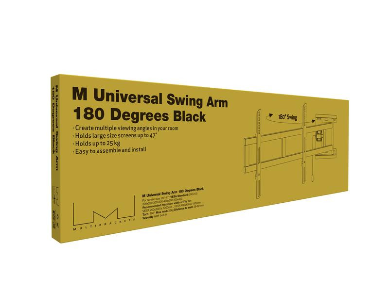Multibrackets Wandhalterung Swing Arm 6214 Schwarz