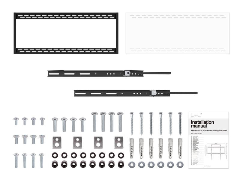 Multibrackets Wandhalterung Universal Wallmount HD 100 kg 900 x 600