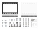 Multibrackets Wandhalterung Universal Wallmount HD P 100 kg 400 x 600
