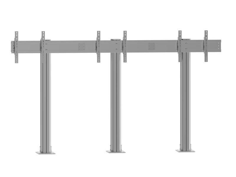 Multibrackets Wandhalterung Video Wall Stand 3-screens 9789 Schwarz
