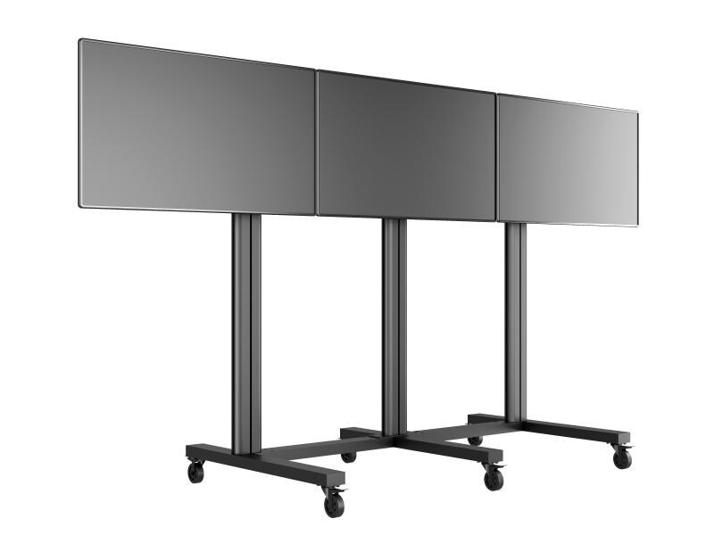 Multibrackets Wandhalterung Video Wall Stand 3-screens 9789 Schwarz