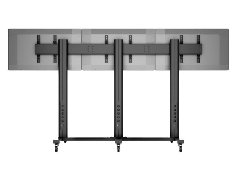 Multibrackets Wandhalterung Video Wall Stand 3-screens 9789 Schwarz