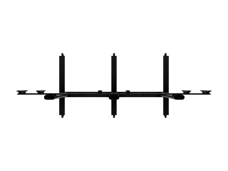 Multibrackets Wandhalterung Video Wall Stand 3-screens 9789 Schwarz