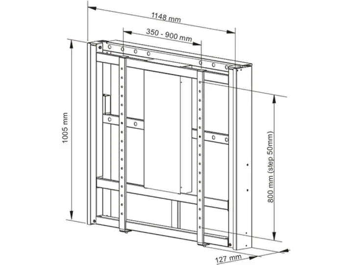 Multibrackets Wandhalterung Weiss