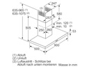 Siemens Wandhaube LC96BBM50 3 Stufen