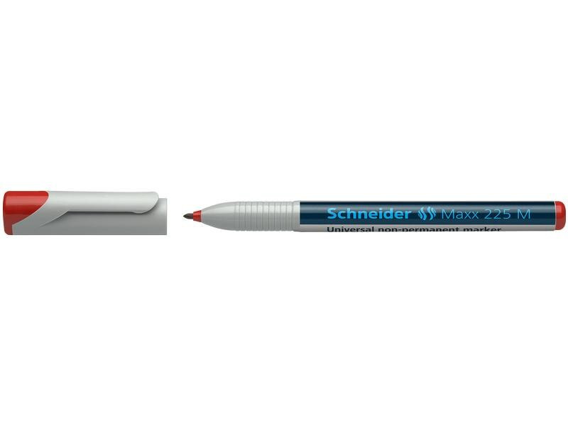 Schneider Permanent-Marker OHP Maxx Wasserlöslich Rot, M