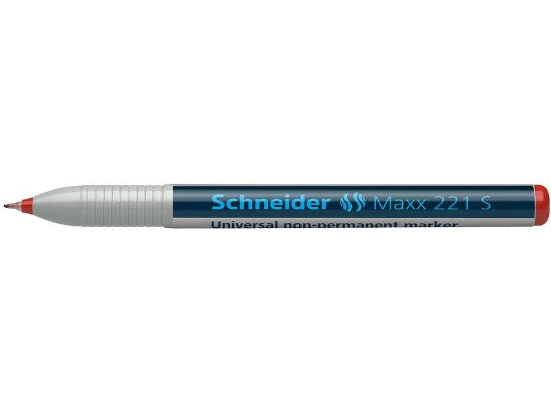 Schneider Permanent-Marker OHP Maxx Wasserlöslich Rot, S
