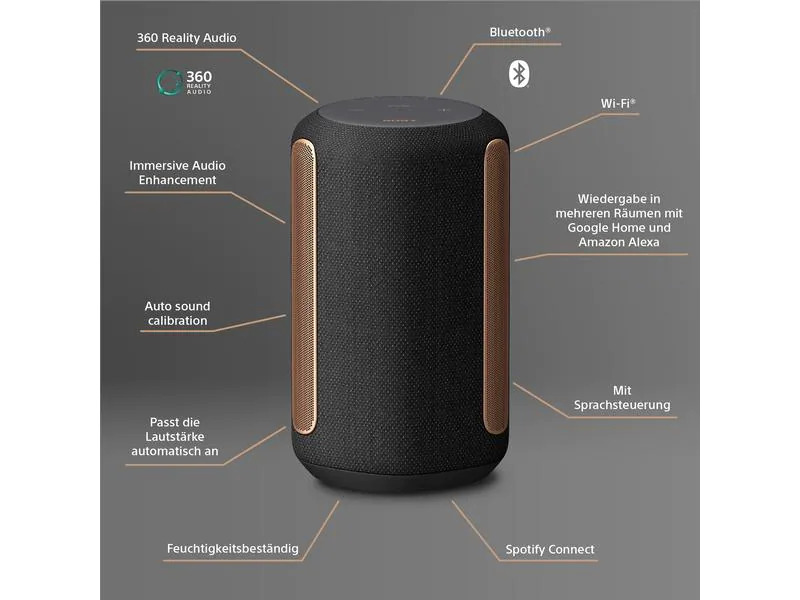 Sony Smart Speaker SRS-RA3000 Schwarz