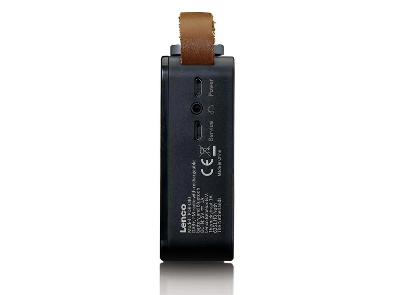 Lenco DAB+ Radio PDR-040 Bambus/Schwarz