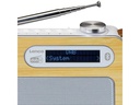 Lenco DAB+ Radio PDR-040 Bambus/Weiss