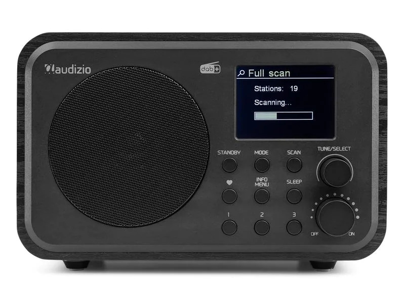 Audizio DAB+ Radio Milan Schwarz
