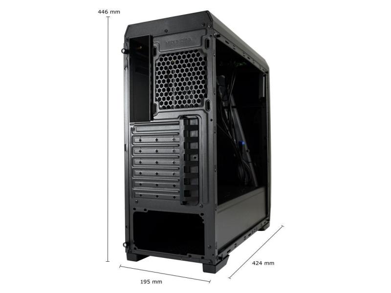 LC-Power PC-Gehäuse Gaming 700B - Hexagon