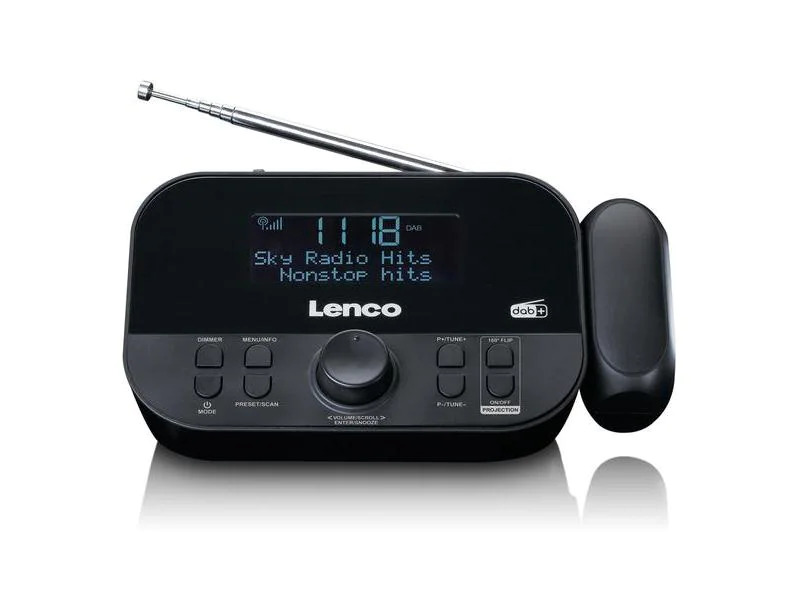 Lenco Radiowecker CR-615BK Schwarz