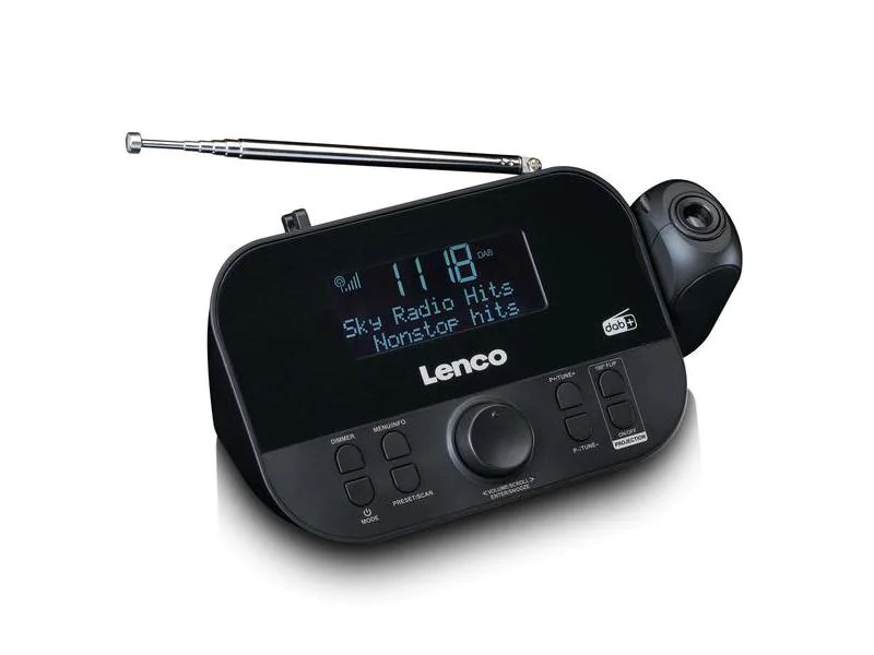 Lenco Radiowecker CR-615BK Schwarz