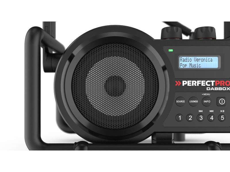 Perfectpro DAB+ Radio DABBOX Schwarz