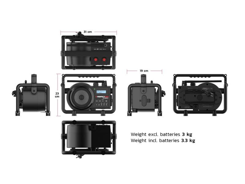 Perfectpro DAB+ Radio DABBOX Schwarz