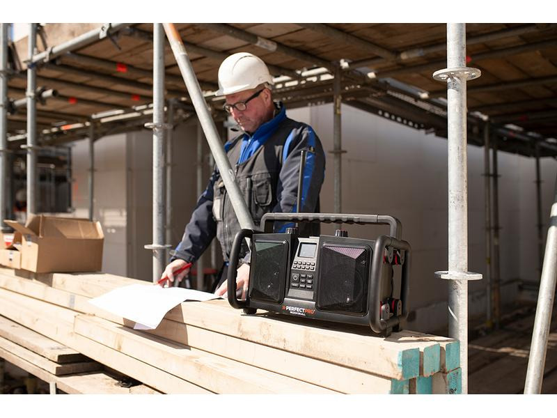 Perfectpro DAB+ Radio ROCKBULL Schwarz