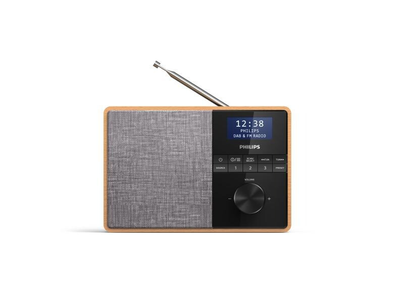 Philips DAB+ Radio TAR5505 Braun/Grau