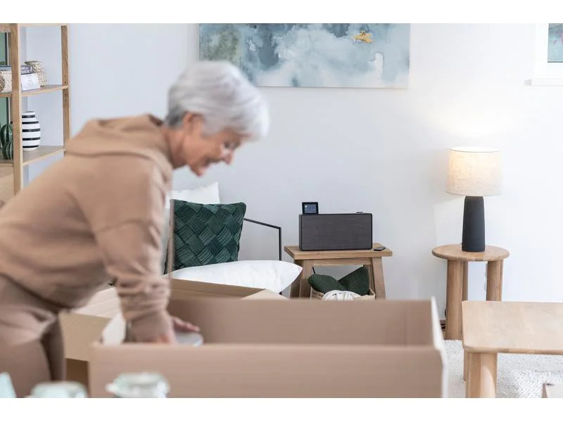 Pure Internet Radio Evoke Home Coffee Black