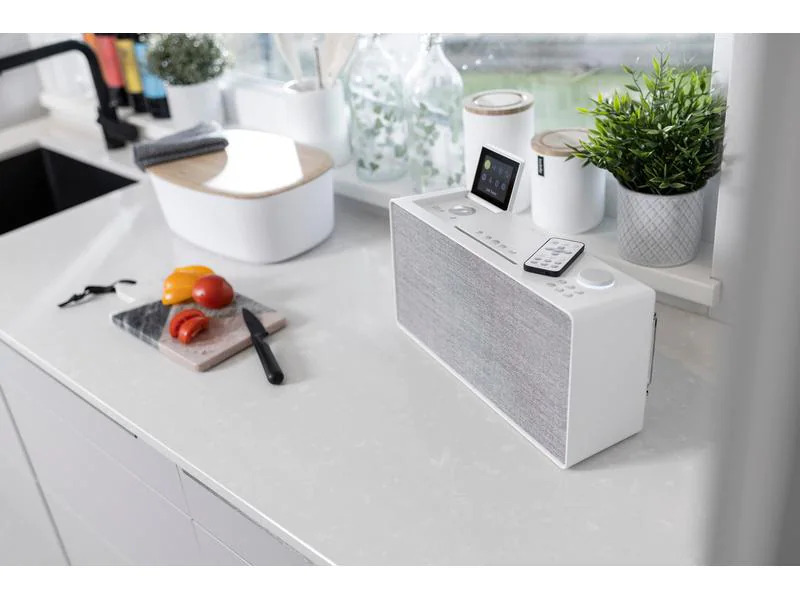Pure Internet Radio Evoke Home Cotton White