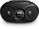 Philips Radio/CD-Player AZ215 Schwarz