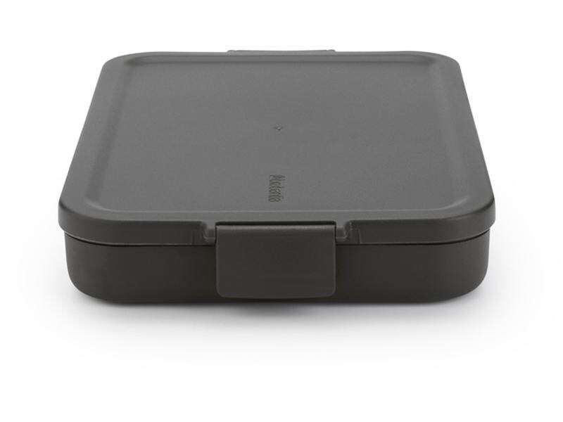 Brabantia Lunchbox Make &amp; Take 25.5 x 16.6 x 3.7 cm, Dunkelgrau