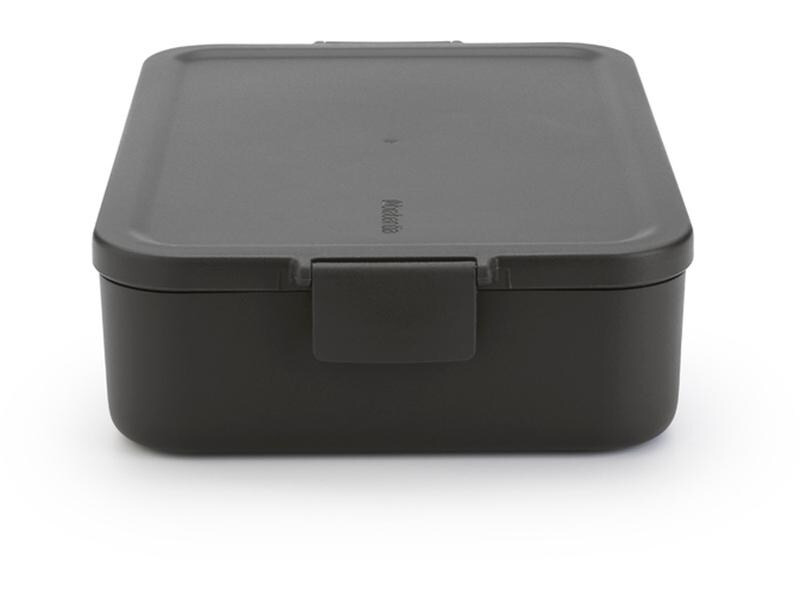 Brabantia Lunchbox Make &amp; Take 25.5 x 16.7 x 6 cm, Dunkelgrau