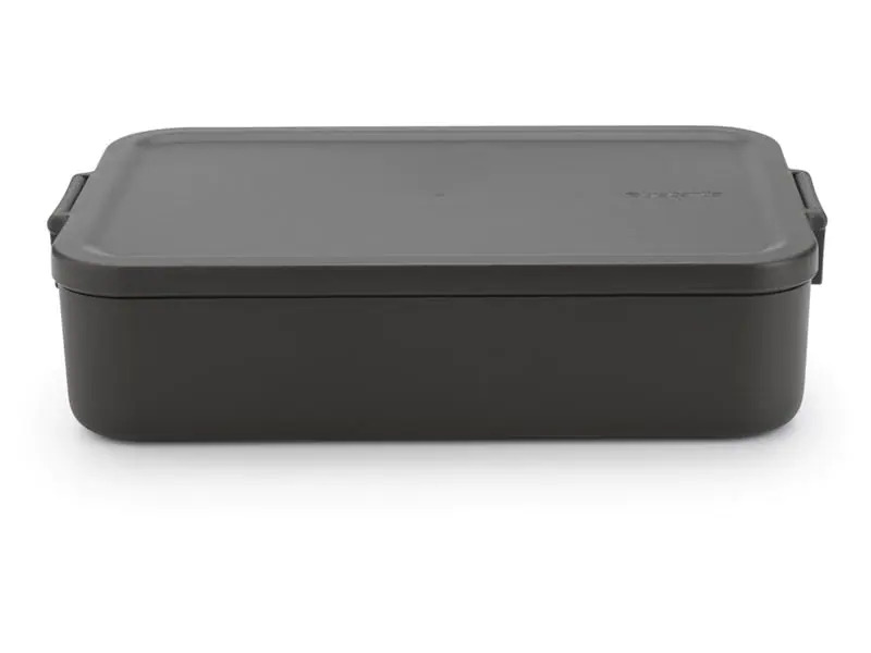 Brabantia Lunchbox Make &amp; Take 25.5 x 16.7 x 6.2 cm, Dunkelgrau