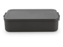 Brabantia Lunchbox Make &amp; Take 25.5 x 16.7 x 6.2 cm, Dunkelgrau