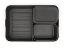 Brabantia Lunchbox Make &amp; Take 25.5 x 16.7 x 6.2 cm, Dunkelgrau