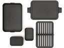 Brabantia Lunchbox Make &amp; Take 25.5 x 16.7 x 6.2 cm, Dunkelgrau