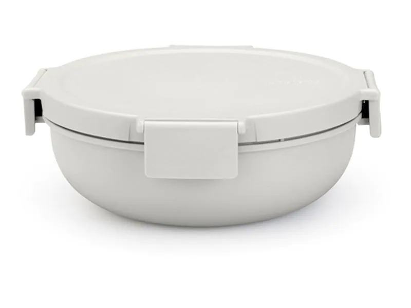 Brabantia Salatbehälter Make &amp; Take Hellgrau