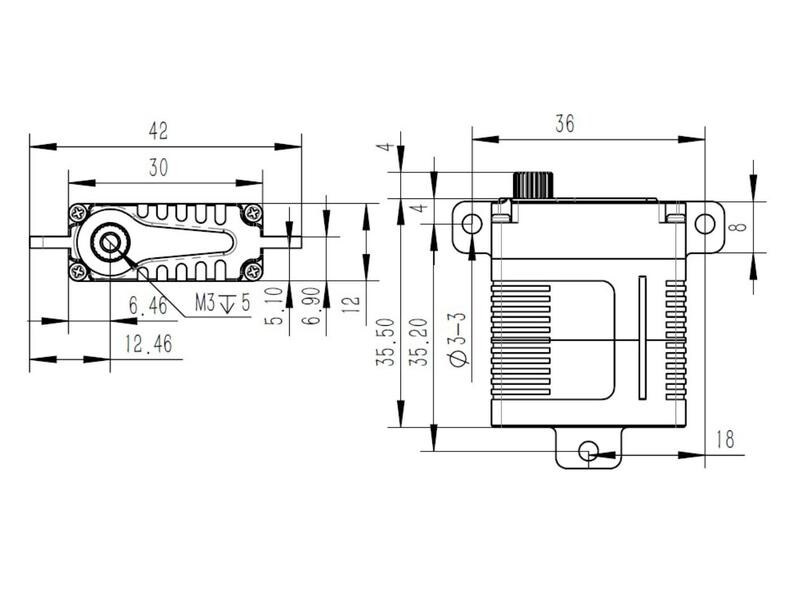 KST Flächenservo A12-S 13.7 kg Digital HV