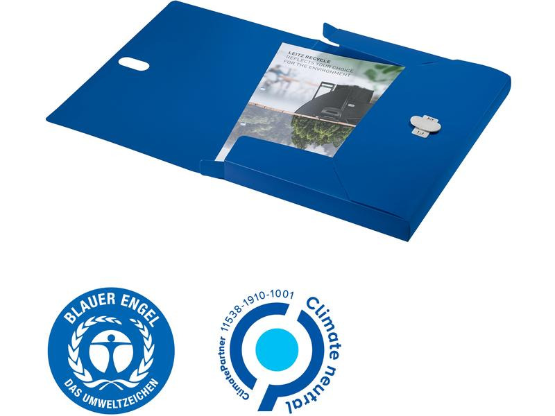 Leitz Dokumentenmappe Recycle A4 Blau