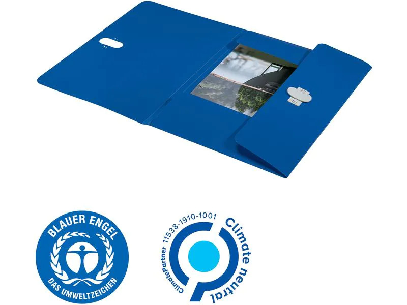Leitz Dokumentenmappe Recycle A4 Blau