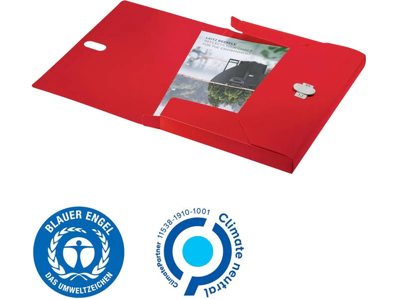 Leitz Dokumentenmappe Recycle A4 Rot