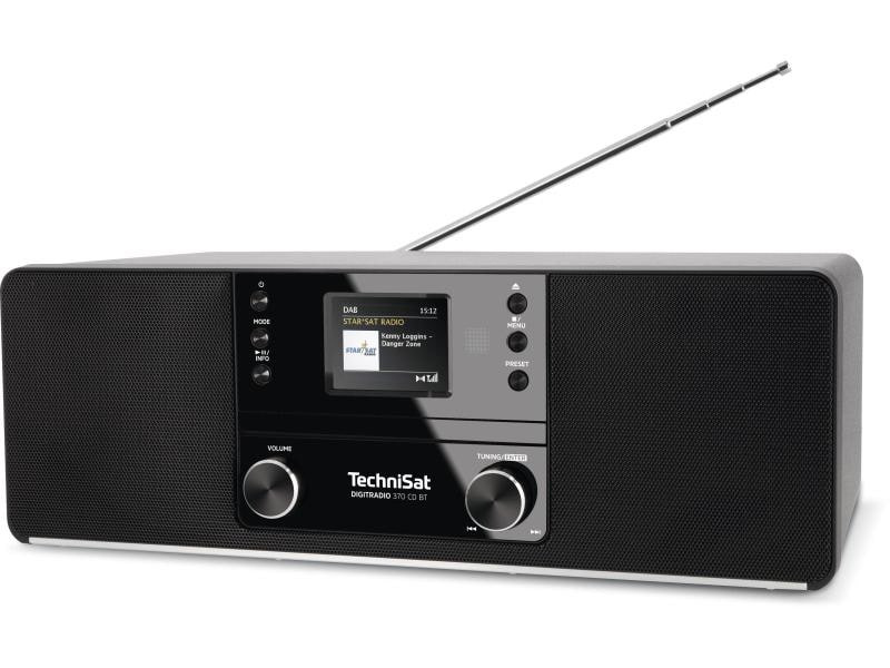 Technisat DAB+ Radio DigitRadio 370 CD BT Schwarz