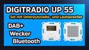Technisat DAB+ Radio DigitRadio Up 55 Weiss