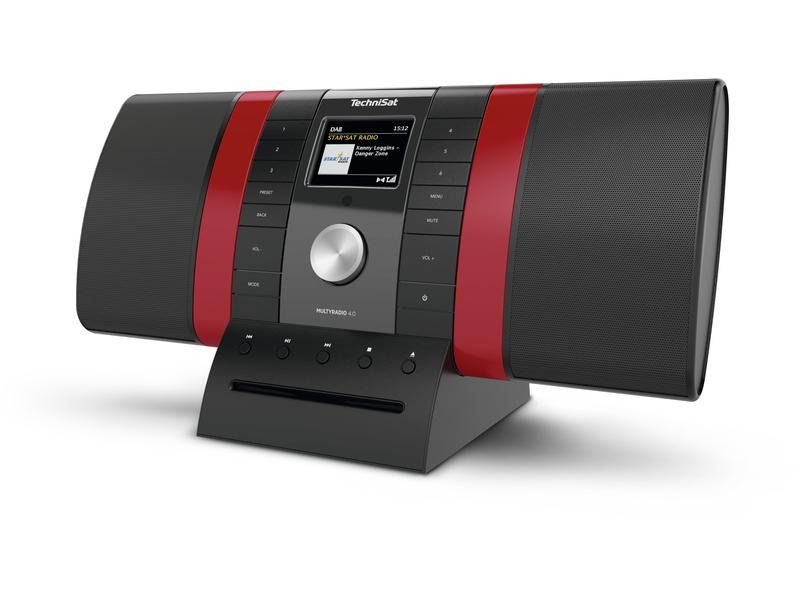 Technisat DAB+ Radio MultyRadio 4.0 Rot/Schwarz