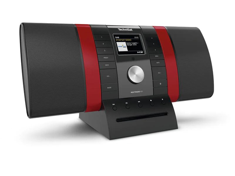 Technisat DAB+ Radio MultyRadio 4.0 Rot/Schwarz