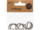lalana Anhänger D-Ring 25 x 20 mm, 6 Stück