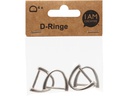 lalana Anhänger D-ring 28 x 25 mm, 4 Stück