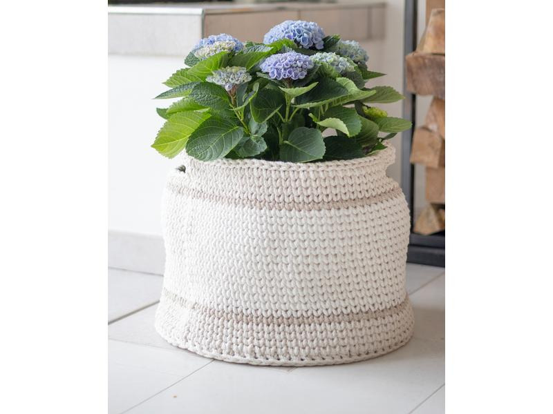 lalana Wolle Makramee Rope 3 mm, 330 g, Graugrün