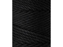 lalana Wolle Makramee Rope 3 mm, 330 g, Schwarz