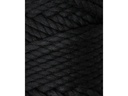 lalana Wolle Makramee Rope 5 mm, 330 g, Schwarz