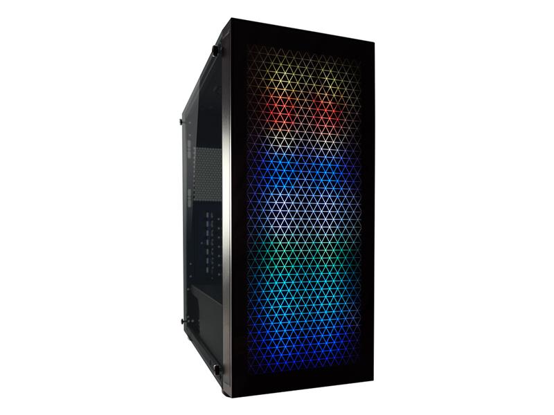 LC-Power PC-Gehäuse Midi Tower LC-800B-ON Schwarz